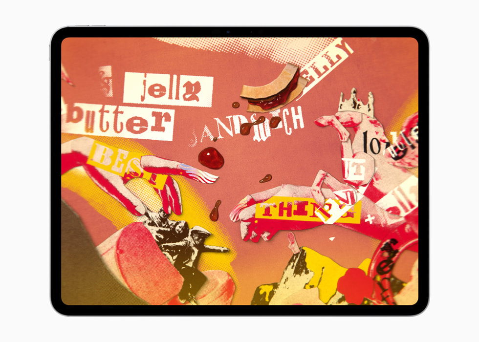 iPad 上显示着 PBJ — The Musical。